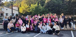 Octobre Rose. À Moissac, les lycéens courent pour la bonne cause Participants, enseignants et membres d’Artémis 82 réunis à Moissac pour la course solidaire Octobre Rose