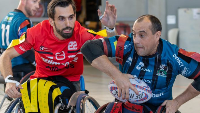 Rugby fauteuil Montauban-Lionel Alazard (crédit photos C. Charvet)