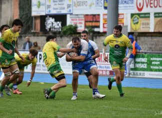 Rugby Fédérale 3. Moissac taille patron face à Lévézou Ségala Avenir Moissagais victoire face à Levezou Segala- Crédit photo Léa Rohr