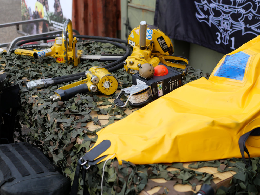 Castelsarrasin. Le 31e régiment du génie dévoile ses capacités aux jeunes 16 P1172586