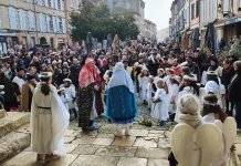 À Moissac, la crèche vivante a fait battre le cœur de la ville Moissac crèche vivante