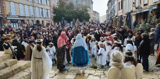 À Moissac, la crèche vivante a fait battre le cœur de la ville Moissac crèche vivante