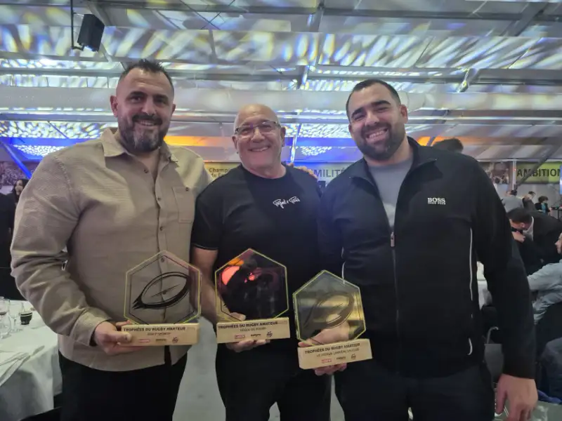 Trophées du Rugby: l’Avenir Moissagais confirme son ascension 10 Trio Vainqueur