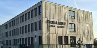 Collège Jean-Lacaze à Grisolles, où les personnels de vie scolaire sont en grève