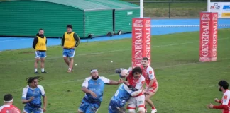 Rugby – Fédérale 3. L’Avenir Moissagais tombe à Saint-Affrique, mais reste leader Les joueurs de l’Avenir Moissagais lors du match de Fédérale 3 à Saint-Affrique sous la pluie