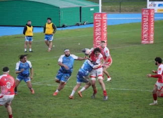 Rugby – Fédérale 3. L’Avenir Moissagais tombe à Saint-Affrique, mais reste leader Les joueurs de l’Avenir Moissagais lors du match de Fédérale 3 à Saint-Affrique sous la pluie