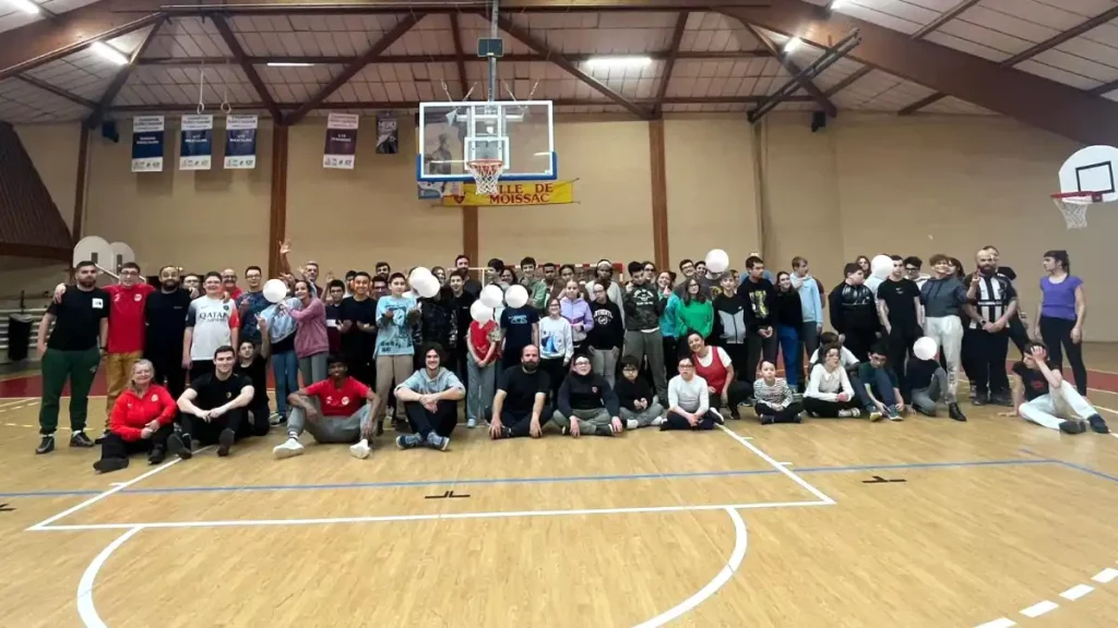À Moissac, le basket réunit 87 enfants autour de l’inclusion 1 basket moissac ime sessad