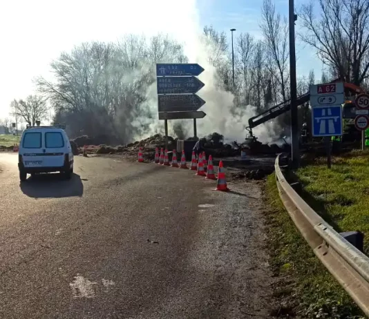 L’échangeur de Castelsarrasin rouvert, la RD118 toujours fermée echanger autouroute A62 castelsarrasin