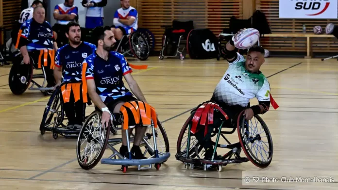 Match de rugby à XIII fauteuil entre Montauban Handisport et Aingirak Euskadi