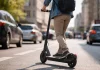 Trottinettes électriques. En Tarn-et-Garonne, l’assurance reste trop souvent oubliée Trottinette électrique circulant en zone urbaine en Tarn-et-Garonne