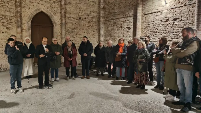 Vœux du curé à Moissac chapelle du séminaire paroisse 2026