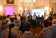 Forces de sécurité. Le préfet rend hommage à l’engagement et fixe ses priorités Le préfet de Tarn-et-Garonne Vincent Roberti lors de la cérémonie des vœux aux forces de sécurité intérieure, entouré de policiers, gendarmes, pompiers et militaires.