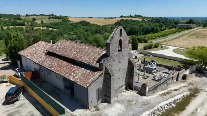 Chantier de restauration de l’église d’Espis à Moissac