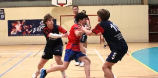 Handball. Les -18 (2) de Montech s’imposent à Condom dans un match engagé Match de handball entre les -18 masculins de Montech et Condom lors de la victoire montechoise