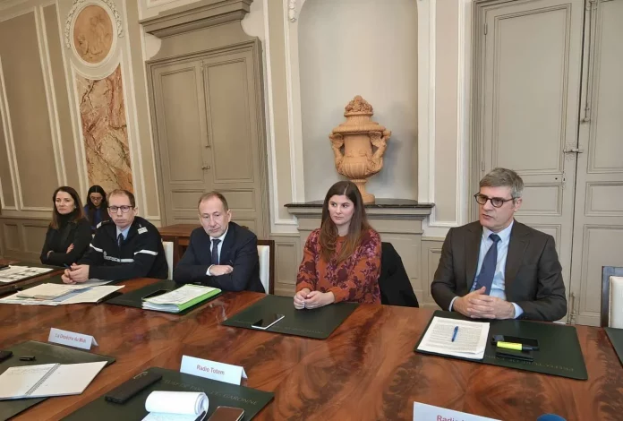 Conférence de presse sur la sécurité en Tarn-et-Garonne avec le préfet, la police, la gendarmerie et le parquet.