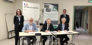 Santé. Le premier Médicobus arrive en Tarn-et-Garonne pour lutter contre les déserts médicaux Signature officielle de la convention du Médicobus avec le préfet et les partenaires de santé à Castelsarrasin