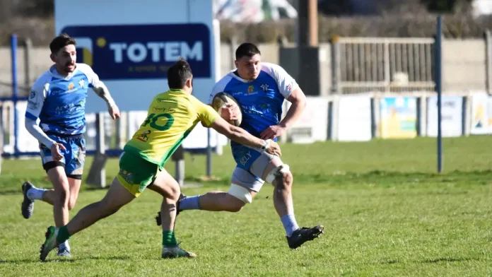 Avenir Moissagais en match de Fédérale 3 face à Lévézou Ségala