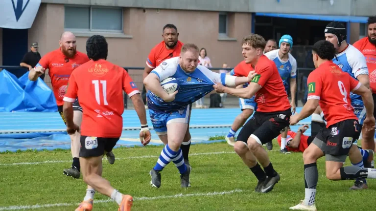 Victoire de Moissac contre la Vallée du Lot 19-14 rugby Fédérale 3