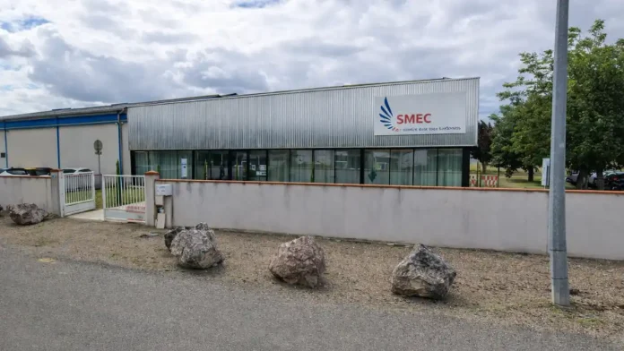 Siège du SMEC à Castelsarrasin, où travaillait Philippe Deloncle, décédé après son accident lors de la tempête Nils