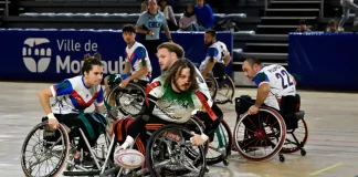 Rugby fauteuil. Les Pandas craquent en seconde période et s’inclinent face à Avignon Ricardo Pereira de Montauban Handisport en match de rugby à XIII fauteuil face à Avignon lors du championnat de France