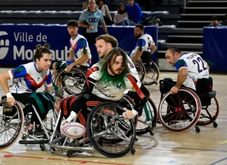 Rugby fauteuil. Les Pandas craquent en seconde période et s’inclinent face à Avignon Ricardo Pereira de Montauban Handisport en match de rugby à XIII fauteuil face à Avignon lors du championnat de France
