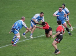 Rugby. Moissac s’incline d’un point face à Figeac Match de rugby entre Moissac et Figeac au stade Jo Carabignac lors du championnat de Fédérale 3