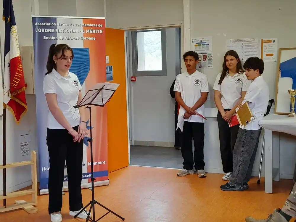 Saint-Antonin-Noble-Val. Des collégiens récompensés pour leur travail sur le maquis d’Ornano 1 20260402 144100