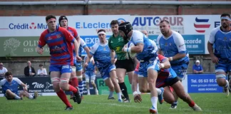 « Il y avait la place… » : Moissac battu dans les dernières minutes et voit les 32ᵉ s’envoler moissac hagetmau barrage rugby jo carabignac action match