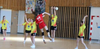 -18F | Montech renverse Millau (24-16) et reste en course pour les phases finales joueuses montech victoire millau handball moins de 18 ans