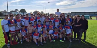 L’Entente Terre des Confluences championne du Terroir en juniors face à Garonna XV rugby juniors confluences finale terroir victoire garonna xv