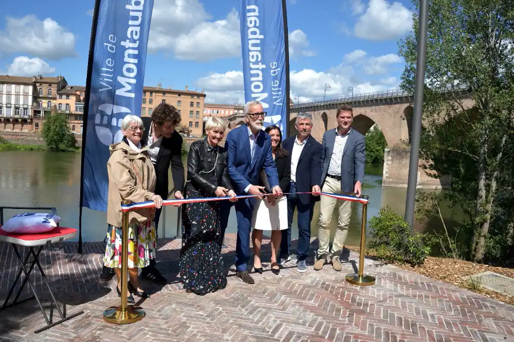 Inauguration parking Berges Montauban