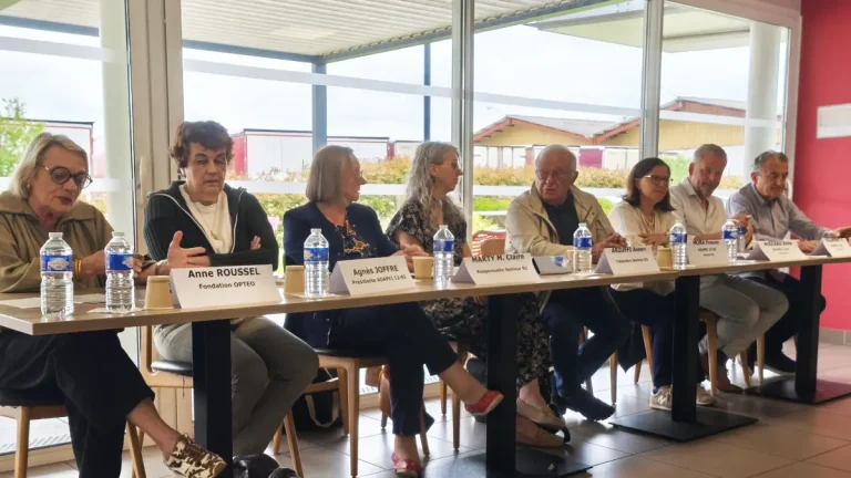 Les représentants de l’ADAPEI 12-82 lors de l’assemblée plénière organisée en Tarn-et-Garonne.