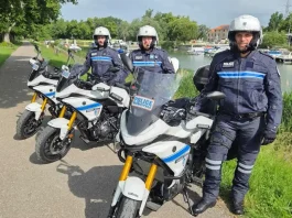 Montauban. Une brigade moto rejoint la police municipale pour renforcer les interventions de terrain Les agents de la nouvelle brigade moto de la police municipale de Montauban avec leurs véhicules