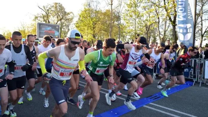 Des participants lors d’un événement sportif à Montauban dans le cadre de la candidature au label Ville active et sportive