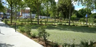 Montauban. Le parking des Berges rouvre après neuf mois de transformation Le nouveau parking des Berges à Montauban, réaménagé au pied du Tarn et du pont Vieux.