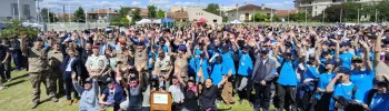 Des collégiens et lycéens participent au Rallye citoyen 2026 au complexe Jacques-Chirac de Montauban.