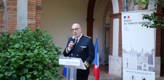 Castelsarrasin. Renaud Lassince nouveau sous-préfet de l’arrondissement Renaud Lassince lors de sa prise de fonction à Castelsarrasin