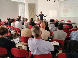 Golfech. 30 communes se préparent à faire face aux situations de crise Élus et agents territoriaux participant à une formation sur les Plans Communaux de Sauvegarde organisée par la CLI de Golfech