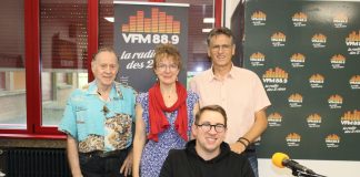 De la fraîcheur et du talent sur VFM avec Bernadette Bouyssonnie et Samuel Noailles Bernadette et Samuel Noailles lors de leur passage dans les studios de VFM Radio.
