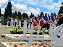 Montauban rend hommage à ses morts pour la France à l’occasion de la rénovation du carré militaire au cimetière urbain Le carré militaire rénové du cimetière de Montauban lors d'une cérémonie d'hommage aux morts pour la France.