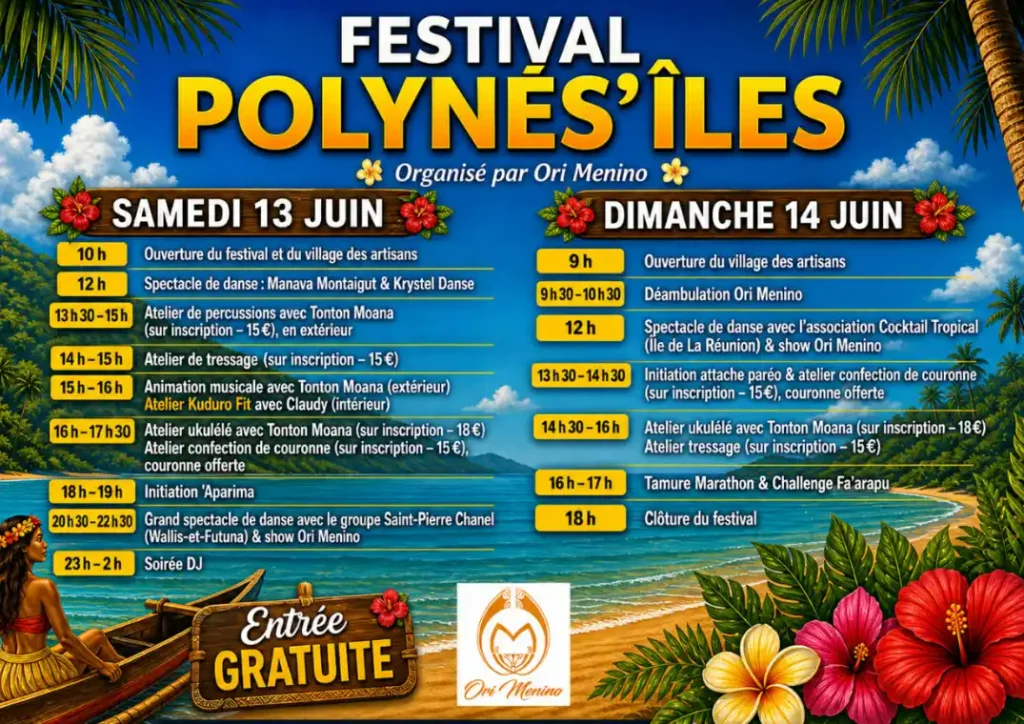 Pendant deux jours, Castelsarrasin va prendre l'accent des îles du Pacifique 1 festival polynesiles programme
