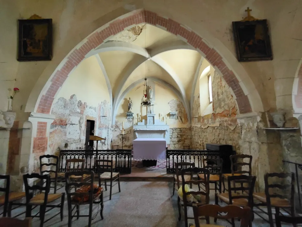 En restaurant l'église d'Espis, des bénévoles mettent au jour des peintures médiévales 4 IMG20260619161149