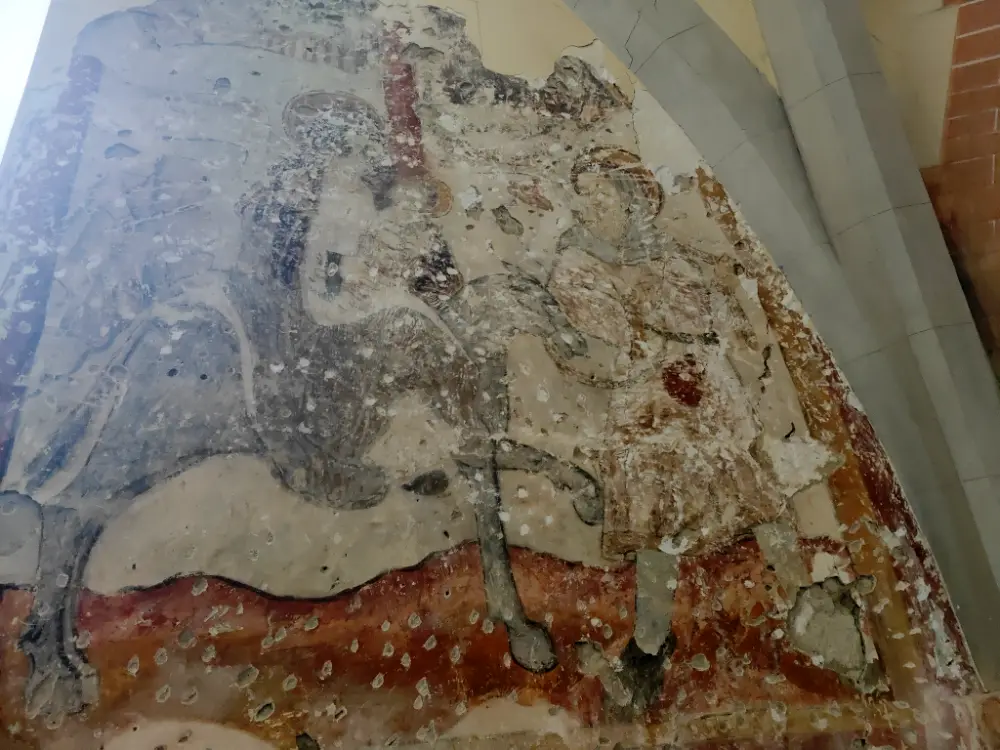 En restaurant l'église d'Espis, des bénévoles mettent au jour des peintures médiévales 9 IMG20260619163202