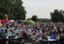 Valence d’Agen. Plus de 3 000 personnes pour la fête du 14 juillet au Port Canal Le public réuni au Port Canal de Valence-d'Agen lors des festivités du 14 Juillet.