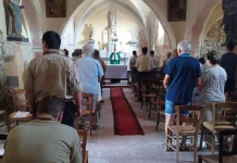 Moissac. L’église d’Espis retrouve vie avec une halte des Scouts d’Europe Des Scouts d'Europe réunis dans l'église d'Espis lors d'une messe célébrée pendant leur halte près de Moissac.