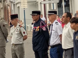 Moissac. La Classe Défense de la Sainte-Famille prépare déjà sa rentrée Loris et Alain Reinaldos lors de la cérémonie de la Libération de Moissac