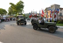 Moissac. La Fête de la Libération revient le 20 août sur les Allées de l’Uvarium Défilé de la Fête de la Libération de Moissac avec véhicules anciens et porte-drapeaux