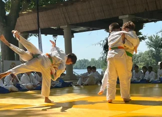 Moissac. Une nouvelle saison sur les tatamis avec Moissac Judo Judokas de Moissac Judo lors d'un entraînement sur le tatami