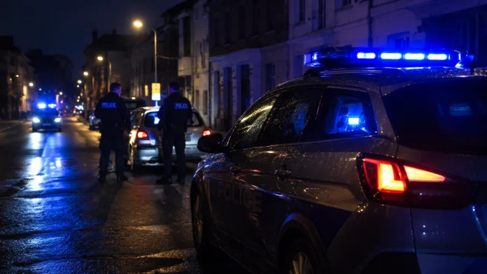 Intervention de la police après un accident impliquant un conducteur alcoolisé à Montauban.