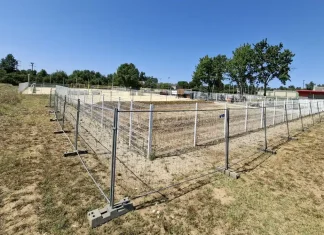 Montauban. Un terrain de foot à 5 va compléter le complexe sportif de Port Canal Travaux du futur terrain de foot à 5 à Port Canal à Montauban
